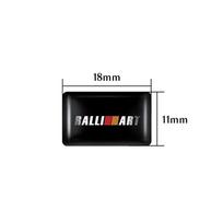 cylrde1 10/20/50Pcs Car Epoxy Resin Badge Indoor Decoration Sticker For Mitsubishi Space Star Eclipse Cross ASX Lancer 9 Galant Ralliart 10pcs
