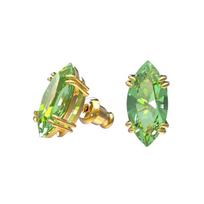 Swarovski Gema auskarai moterims žali #saldainis# 5614453 žalia