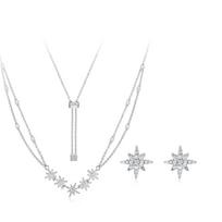 APM Monaco necklace METEORITES/Hexagram Necklace + mini earrings (10% off for two pieces) F (one size fits all) Endless Love auksas