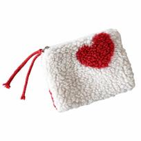 Multi-Functional Heart-shaped Cosmetic Storage Bag Dustproof INS Key Lipstick Bag Portable Zipper Women Makeup Bag Travel