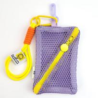 Dopamine Color Transparent Nylon Coin Bags Portable Clear Mesh Bag Sanitary Napkin Storage Bag  Men Style 6