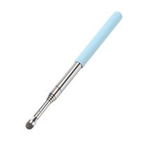 Simple 66cm Stylus Pen Five Sections Macaron Color Teaching Sticks Retractable Touch Screen Pen Students mėlyna