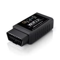 OBD2 WIFI ELM327 V 1.5 skaitytuvas, skirtas iPhone IOS / Android Auto OBDII OBD 2 ODB II ELM 327 V1.5 WI-FI kodų skaitytuvo diagnostikos įrankis juoda