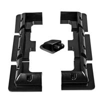 Solar Panel Solar Panel Mounting Bracket Kits RV Top Roof ABS Fixing Bracket Wire Box White And Black For Caravan Boat Yacht RV juoda