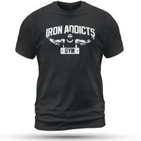 IRON ADDICTS GYM T-Shirt Funny Size S-5XL S