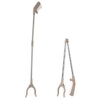 Stainless Steel Foldable Litter Picker Easy to Hold Trash Reacher Picker Pregnant Grabber Stick with Long Handled Lightweight