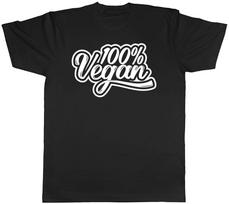 100% Vegan Mens Womens Ladies T-Shirt Tee S