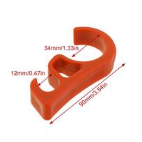 Motorcycle Brake Grip Lock Motorcycle Grip Handlebar Lock Anti Theft Brake Lever Locking Off-road Hand Brake Stop Buckle oranžinė