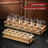 Elegant Baijiu Decanter Set with Storage Rack