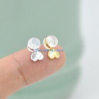 HX6F Heart Love Earring Backs Replacements for Posts Earring Backings Secure for Stud CN