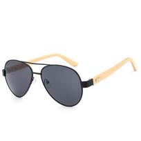Bamboo Wood Temple Double Bridge Shades Mosaic Color Legs Mirrored Lens Big Frame Sunglasses Sturdy Hinge Lightweight Material