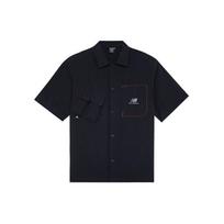 New Balance Marškiniai Vyriški Juodi Atverčiama Apykakle Vidutinio Stiliaus Kiti AMJ22360-BK XL