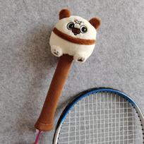 Badmintono raketės rankenos dangtelis Overgrip Mažos pliušinės lėlės teniso raketės rankenos aktyviems Hamster