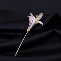 Kūrybinės narcizų sagės mergaitėms, gėlių lapų segtukas Narcizų puokštė emaliuota sagė vestuvių vakarėlio papuošalai rožinė