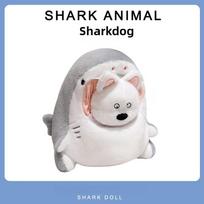 Shark Plush Toy Capybara Doll Creative Shark Merge Plush Dolls 30cm shark dog