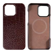 Magsafe dėklas iPhone 15 16 Pro Max Promax 16Pro 15Pro, pagamintas iš natūralios karvės odos, magnetinis apsauginis, prabangus telefono galinis dangtelis For iPhone 16 Pro&Genuine leather