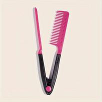 1pcs V-Shaped Hair Straightening Comb DIY Hairdressing Straightener Hairdressing Beauty Tools
