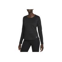 Nike Therma-Fit One Solid Color Crew Neck Long Sleeve T-Shirt Women Tops Black DD4927-010 XS