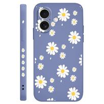 MargalapiųTelefono dėklas iPhone 16 16e 15 14 13 12 11 X XR XS Plus Pro Max Mini Silikoninis dangtelis iPhone 16 šviesiai mėlyna spalva