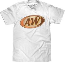 Tee Luv Men's Retro AW Root Beer Shirt XXXXL