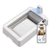 Automatinis kačių tualetas su kamera Purobot Crystal Duo, 81x21x43,8 cm, baltas