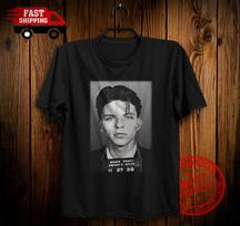 Vintage 1938 Frank Sinatra Mugshot shirt sweater Bergen county arrested L