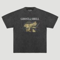Ghost in the Shell Anime T-Shirt, Cyberpunk Sci Fi Manga Graphic Tee L