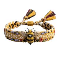 New Honey Bee Woven Bracelet