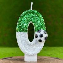 Hot Creative Football Numbers Birthday Candles Table Center Gifts Children Candle Decor Items Aesthetic Cake Candles Decoration