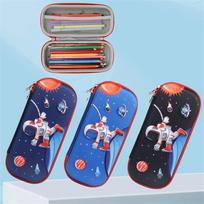 Space 3D Pencil Case Astronaut Astronaut Pen Case Dinosaur Pencil Pouch  Student Gifts random astronaut
