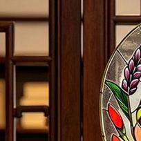 Heart-Shaped Robin Stained Glass Window Ornaments Non-Fading Handcrafted Birds Hanging Ornament for Family&Friends&Bird Lovers China Mainland
