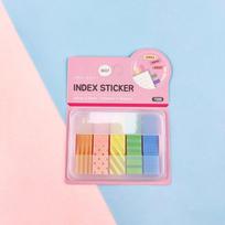 Diary Planner Sticker Index Sticker Sticky Reminder Note Tabs Lovely Label Sticker  School Office rožinė