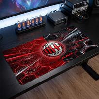AC Milan Printed Large Mouse Pad, Non Slip Soft Rubber Gaming Desk Mat for Office Laptop Computer Decor 30cmx60cm（11.8x23.6inch）
