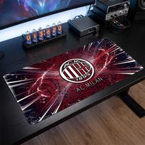 AC Milan Printed Large Mouse Pad, Non Slip Soft Rubber Gaming Desk Mat for Office Laptop Computer Decor 30cmx60cm（11.8x23.6inch）