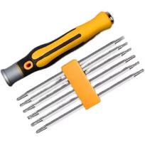 12 in 1 Precision Mini Magnetic Screwdriver Set with Torx Phillips Slotted Bits for Camera Drone Watch PC Repair Tool Kit