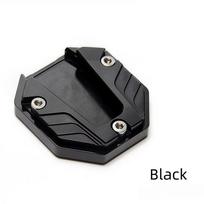 CNC Aluminum Alloy Motorcycle Bike Kickstand Extender Foot Side Stand Extension Pad Support Plate Anti-skid Enlarged Base juoda