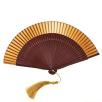 Portable Retro Hand Fan Gradient Color Dance Fan Elegant Bamboo Folding Fan  Wedding Party auksas