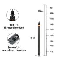 For Insta360 X2 X3 Camera Stick Tripod For GoPro DJI Panoramic Selfie Stick Metal Invisible Extended Edition Scalable Monopod