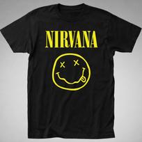 Nirvana Smiley Face T-Shirt tee grunge dead nevermind teen spirit 90s rock kurt XXXXL