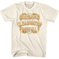 Men's Creedence Clearwater Revival Ccr Copper Logo T-shirt Medium Natural 3XL