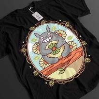 Mano kaimynas Totoro marškinėliai Studio Ghibli marškinėliai Satsuki marškinėliai Anime Unisex marškinėliai XXXL