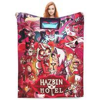 VOX HHazbin Hotel Alastor Žaidimas Šilta Minkšta Antklodė Kelionė Biuras Pliušiniai Lovos Pledai Purus Sofa Lova Flanelinis Patalynės Užtiesalas 100x150cm