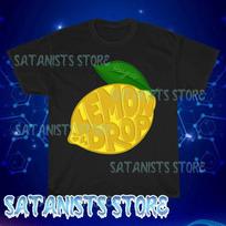 New Sun Drop Lemon Drink Men's Black T-shirt Funny Size S to 5XL M