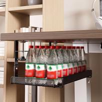 Desk Cable Organizer Adjustable Under Table Cable Management Rack Under Desk Cord Organizer for Desk Kitchen China Mainland