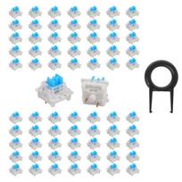 Mechanical Keyboard Switches 50PCS 3Pin Tactile Switches with Keycap Puller Compatible with Mechanical Gaming Keyboards