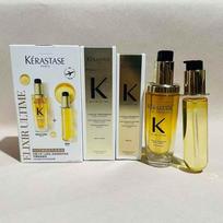 Kérastase Elixir Ultime L'Huile Originale Hair Oil Set 75ml+75ml Refill Hair Treatment for Dry and Frizzy Hair