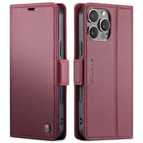 For iPhone 16 Pro Max 16 Plus Case with Card Holder, Wallet Case with RFID Blocking, Durable Leather Kickstand Magnetic Clasp For iPhone 16