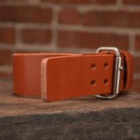 Full Grain Cowhide Lifting Belt Brown Full Grain Cowhide  Deadlift Training ruda