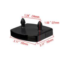 Plastikiniai lovos lentjuosčių galų dangteliai Laikikliai mediniai skersiniai lovos pagrindo laikiklis Tvirtinimas lovos baldams keičiami priedai 10/20 vnt. style 1-10pcs