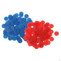 200 vnt. 18 mm plastikinių žetonų stalo žaidimams, tiddly winks, mokymo priemonė